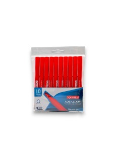 POCHETTE DE 10 MARQUEURS AQUALOOM KALBRAY ROUGE - 1