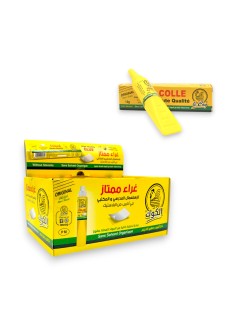 PAQUET DE 24 COLLE EN TUBE PETIT MODELE PLASTIQUE LE COQ - 1