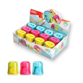 PAQUET DE 12 TAILLE CRAYON 2TROU DELI - 1