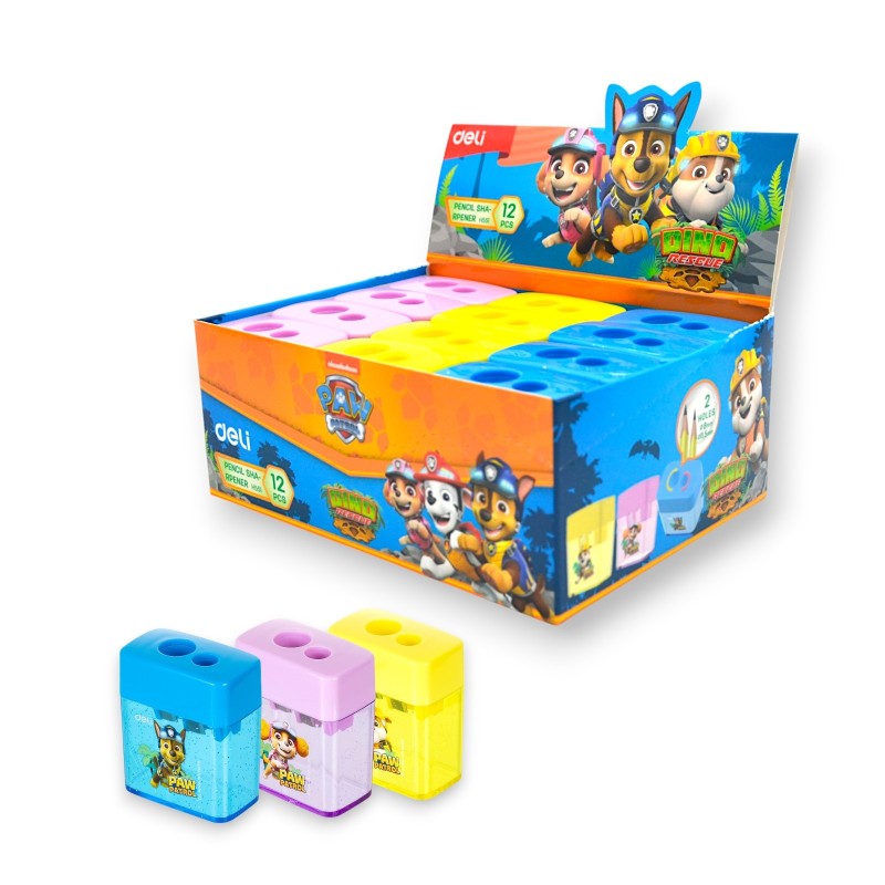 PAQUET DE 12 TAILLE CRAYON 2TROU PAW DELI - 1