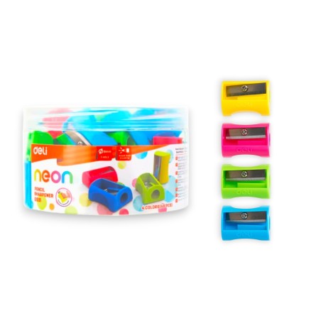 POT DE 24 TAILLE CRAYON 1TROU NEON DELI - 1