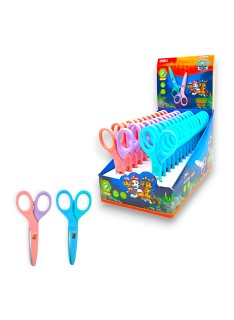 PAQUET DE 24 CISEAUX ECOLIER 13.5CM DELI - 1