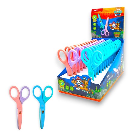 PAQUET DE 24 CISEAUX ECOLIER 13.5CM DELI - 1