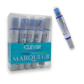 PAQUET DE 10 MARQUEURS TABLEAU RECHARGEABLE PRESTIGE BLEU - 1