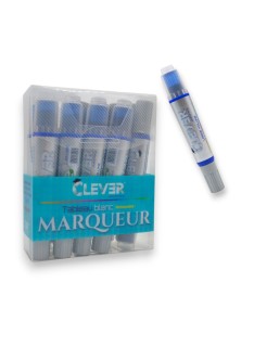 PAQUET DE 10 MARQUEURS TABLEAU RECHARGEABLE PRESTIGE BLEU - 1