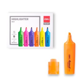 PAQUET DE 10 SURLIGNEUR ORANGE DELI - 1