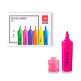 PAQUET DE 10 SURLIGNEUR ROSE DELI - 1