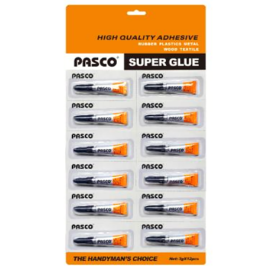 PAQUET DE 12 COLLES SUPER GLUE 3G PASCO - 1