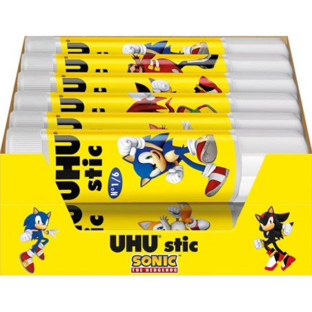 PAQUET DE 12 COLLES STICKS SONIC 21G UHU - 1