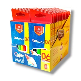 PAQUET DE 24 CRAYONS COULEUR COLOR MAX 6/9 REF VS-0401 VERTEX - 1