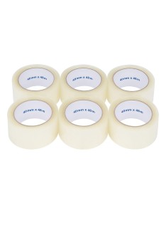 LOT DE 6 ROULEAUX SCOTCH 48*40M TRANSPARENT - 1