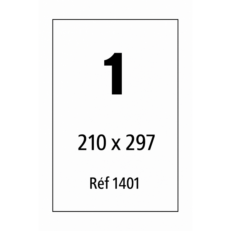 ETIQUETTE ADHESIVE A4  RIBAT - 2