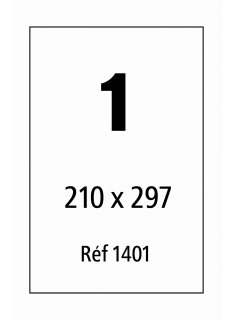 ETIQUETTE ADHESIVE A4  RIBAT - 2