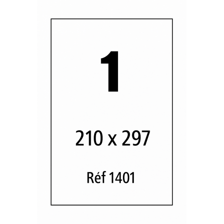 ETIQUETTE ADHESIVE A4  RIBAT - 2