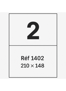 ETIQUETTE ADHESIVE A4 - PAQUET DE 100 FEUILLES - RIBAT - 1