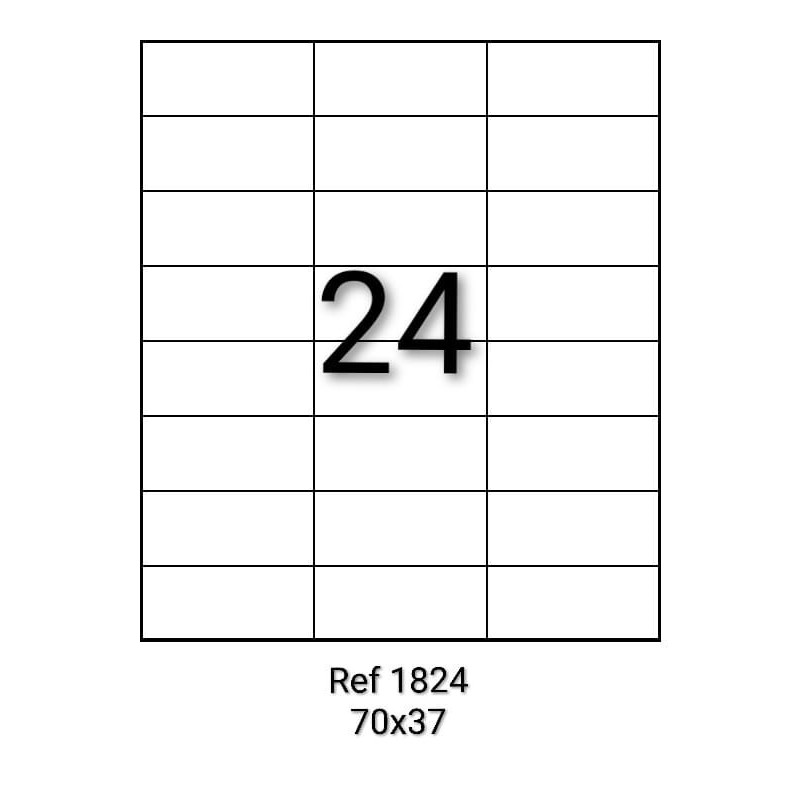 ETIQUETTE ADHESIVE A4 RIBAT - 1