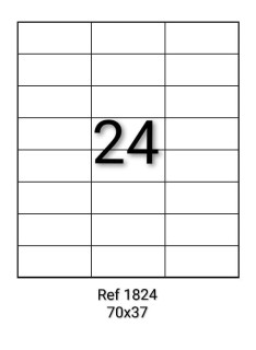 ETIQUETTE ADHESIVE A4 RIBAT - 1