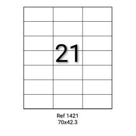 ETIQUETTE ADHESIVE A4 RIBAT - 1