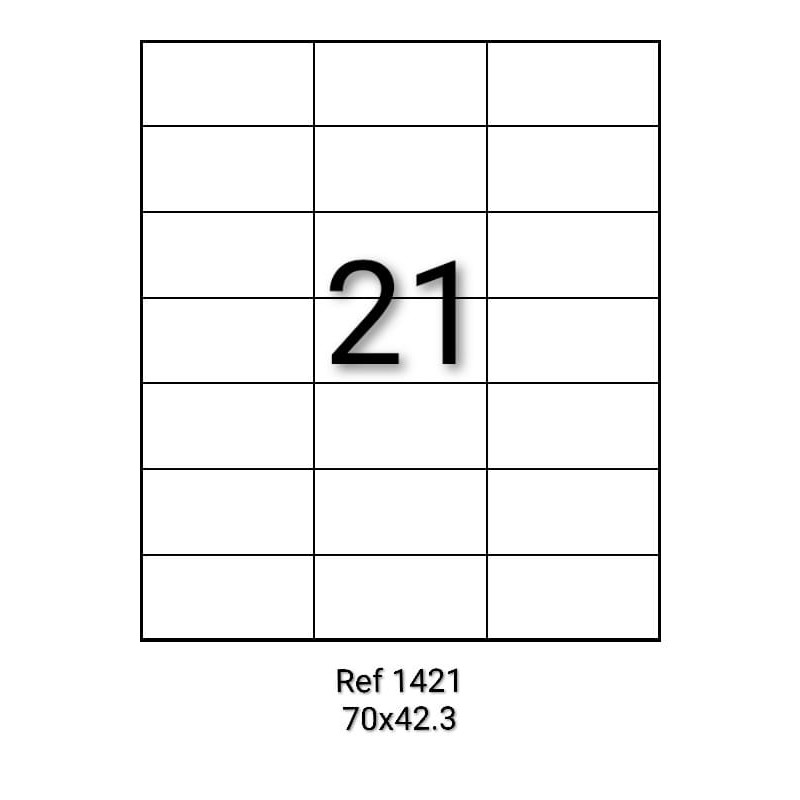 ETIQUETTE ADHESIVE A4 RIBAT - 1