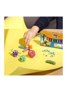 PATE A MODELER PAQUET DE 12 PLASTICINE BIC - 2