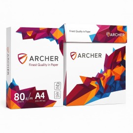 Rame Papier A4 ARCHER Extra Blanc 80G - 500 Feuilles - 1