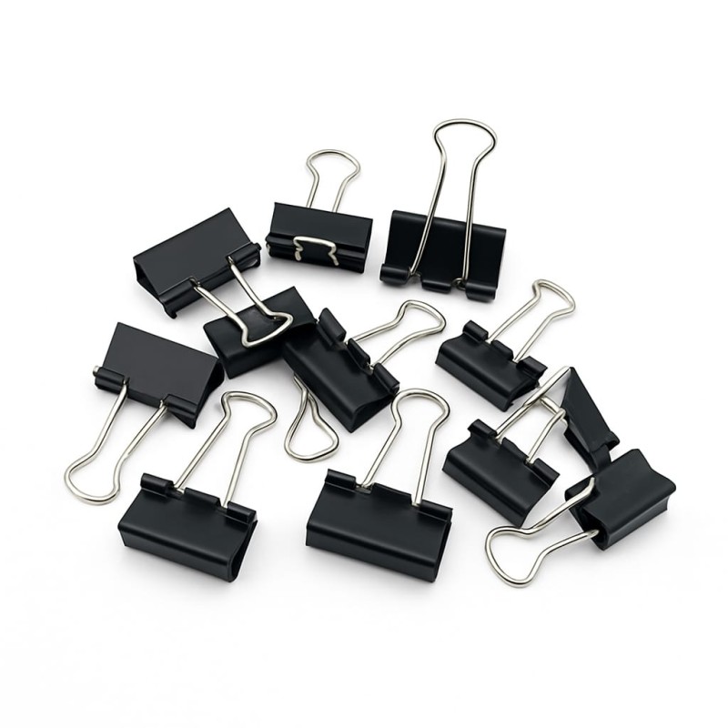 Pince A Clips DLOFFICE 32MM - PAQUET DE 12 - Ref DL0003 - 1