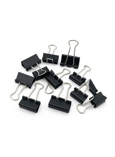 Pince A Clips DLOFFICE 32MM - PAQUET DE 12 - Ref DL0003 - 1