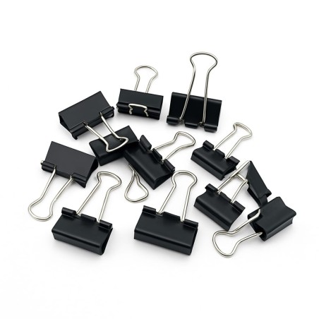 Pince A Clips DLOFFICE 32MM - PAQUET DE 12 - Ref DL0003 - 1