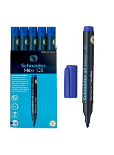 Marqueur Permanent SCHNEIDER Maxx 130 Bleu - Paquet De 10 - Ref 113003 - 1
