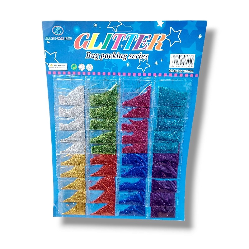GLITTER PLAQUE DE 40 SACHET - 1